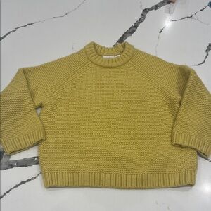 Zara Kids Yellow Knit Sweater